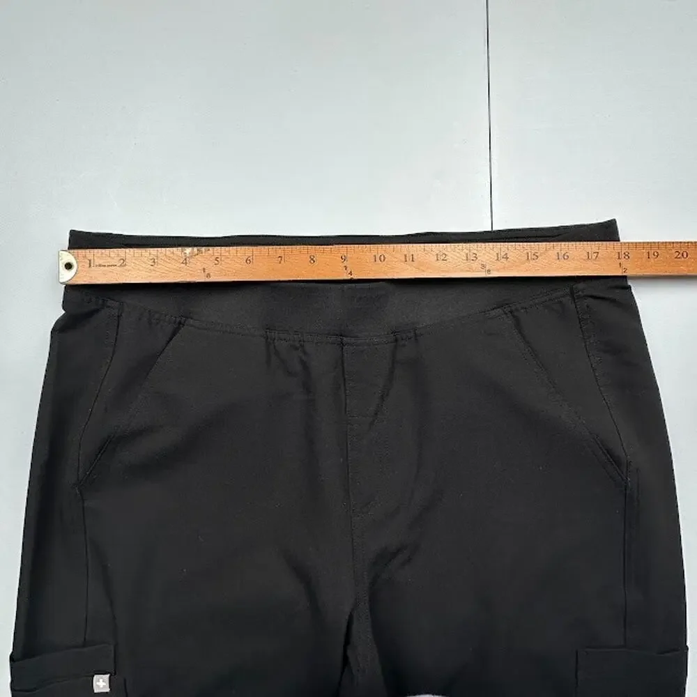 Figs Scrub Pants Mens Extra Large Black Axim Cargo Medical Nursing